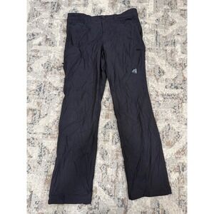 Eddie Bauer First Ascent Womens 12 Black Hiking Pants Fleece Lined Trail